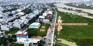 đất biệt thự view sông nguyễn đình thi, hòa xuân đà nẵng b2.21 lô 03, giao đường phạm xuân ẩn
