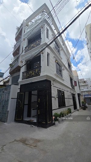 nhà bình thạnh mới đẹp, hẻm oto 5m sát mặt tiền nguyễn thượng hiền, 47m2, 4 tầng, 13.4 tỷ tl
