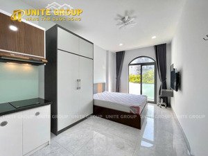 căn hộ studio, full nội thất, ban công/ cửa sổ lớn, đặng thuỳ trâm, bình thạnh, sát văn lang, giặt
