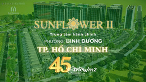 bán biệt thự sunflower giá f0 cđt - ngay tthc hồ chí minh mới và nhà ga metro trung tâm