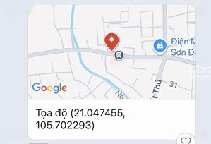 bán ô góc, đất nền mặt đường 422, xã sơn đồng, hoài đức, hà nội, 125 triệu/m2. có thương lượng