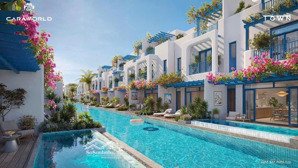 biệt thự bể bơi riêng 120m2, bể bơi riêng, 5km bờ biển, sông lượn quanh nhà, 6.1 tỷ, cam ranh