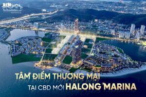Cần bán 2 căn góc shophouse 8 tầng Marina Square Hạ Long 199m2 giá tốt