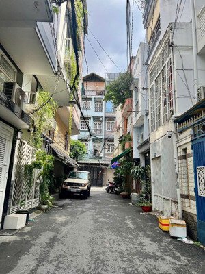 bán nhà hẻm xe hơi gần lê văn sỹ, tân bình, 4 tầng, gần mặt tiền, 4pn, 44m2, ở/kd, 9.65 tỷ