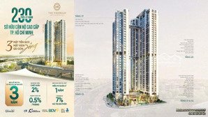căn hộ 2pn1wc, 50,1 m2, chỉ 230tr ký hđmb, bidv miễn lãi 3 năm, view landmark81, sông sài gòn