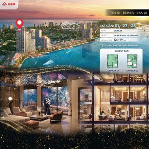 2 căn duplex đập thông dự án sun symphony giá chỉ từ 10 tỷ