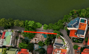 BÁN ĐẤT MẶT HỒ TÂY, PHỐ QUẢNG KHÁNH. DT 343M2. MẶT TIỀN 15M - 315 TỶ