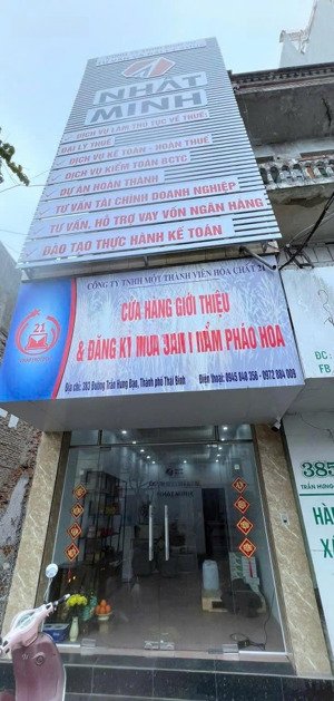 chính chủ cần bán gấp nhà mặt phố kinh doanh đường trần hưng đạo, tp. thái bình