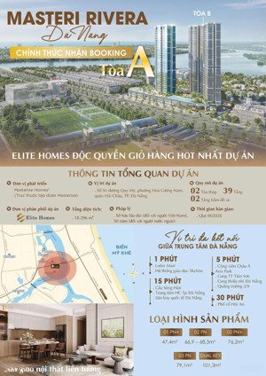 chính thức mở booking tòa a masteri rivera danang- căn hộ đẳng cấp quốc tế bên dòng sông|0765590223