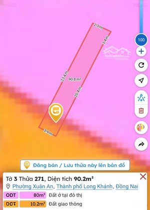 [chính chủ bán nhà] mặt tiền 90m2, đối diện phố đi bộ long khánh - đường lê lợi