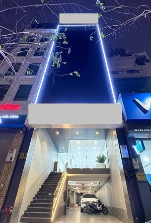 cho thuê nhà ở phố trung kính đường đôi, 65m2 x 7 tầng mt: 6m thang máy, thông sàn, giá 35tr