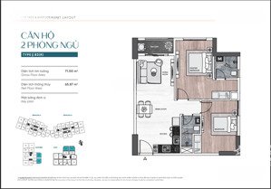 căn góc 2pn 65m² chung cư gem park hải phòng view đẹp, 2 mặt thoáng giá chỉ từ 3,25 tỷ