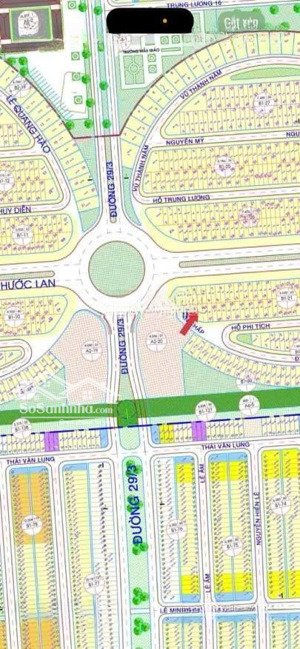 bán lô đất đường đinh văn chấp 278m2 giá 13 tỷ 9 xây dựng 7 tầng - gần cầu hoà xuân