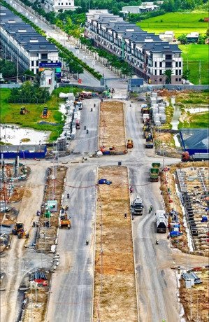 bán nhà thổ cư tại trung tâm hậu nghĩa - long an - xây 1 trệt 2 lầu - 2.8 tỷ trả trong 9 tháng