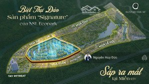 nhận booking dòng biệt thự đảo eco retreat - siêu phẩm thấp tầng của nsl ecopark lh 