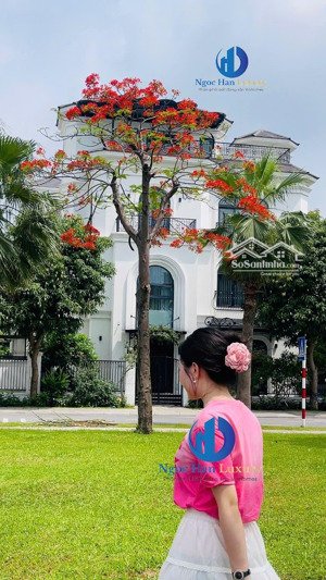 bán biệt thự ngọc trai đảo bé. dt 166m2, 4t, mt 9,4m, cạnh vườn hoa, bể bơi