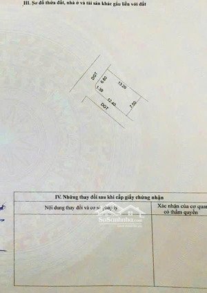 bán lô góc 101m2 đất full thổ cư tại thôn vàng, phụng công (cửu cao- văn giang), hưng yên.