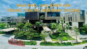 cần bán nhà phố, khu khép kín trung tâm tp. mới bình dương