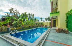 bán villa du lịch rừng dừa 7 mẫu hội an 475m2 - 11 tỷ. hồ bơi