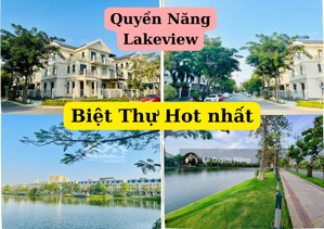 bán biệt thự sông lakeview city | 163m², nội thất cơ bản, sân vườn thoáng mát. giá từ 29,8 tỷ