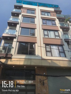 nhà 6,5 tầng mới xây - ngõ 110/40 đường nam dư, hoàng mai, hà nội. thiết kế đẹp - có thang máy