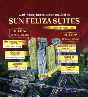 chính thức ra mắt tòa f2 & f6 siêu phẩm sun feliza suites