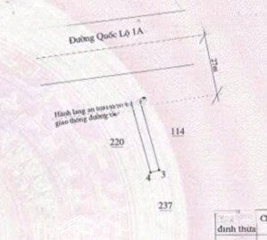 chính chủ bán đất siêu đẹp mặt tiền quốc lộ 1, full thổ cư. giá chỉ 1,98 tỷ, lh: 