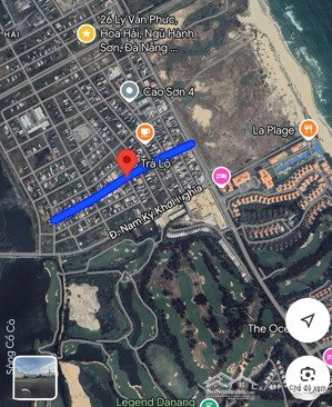 bán lô đất ngang 7,5m đường trà lộ đối diện công viên trục thông biển, và sông khu tân trà