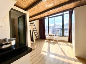 cho thuê căn hộ full nt - có gác - thang máy - view đẹp - hoàng hoa thám - bình thạnh