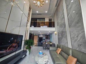 the crest - metropole: cho thuê căn loft 4pn - 3wc - 240m2 - full nội thất - view sông, cầu bason