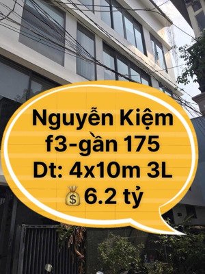 bán nhà đẹp full nội thất hẻm 891/ nguyễn kiệm, phường 3, gò vấp đối diện 175 chỉ 6.2 tỷ