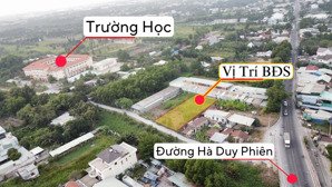 bình mỹ, củ chi | đất mặt tiền rạch bà đội shr 1000m2 thổ cư 910m2