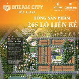 bán dn dream city bắc giang, 4,4 tỷ, 80m2, đẹp xuất sắc, uy tín
