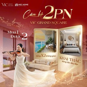 bán căn hộ cc 2pn 2wc tại vic grand square, 2,7 tỷ, 69m2 view đẹp, giá tốt