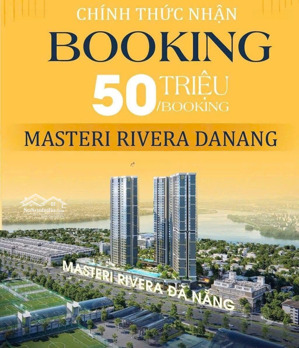 masteri rivera - đà nẵng, view pháo hoa - từ 3, x tỷ/1 căn - ck 18% nội thất cao cấp, sổ đỏ lâu dài