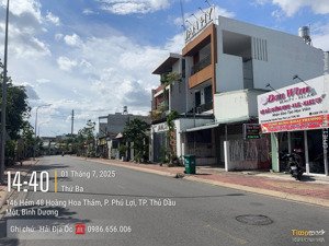 đất mặt tiền đường liên phường phú lợi - hiệp thành - diện tích 5x19 ( full thổ cư )