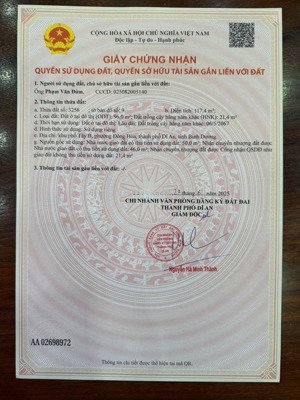 đất sổ riêng ngang 4.8m đường nhựa thông p đông hoà giáp làng đại học, bigc dĩ an