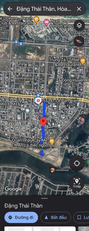 bán lô đất 578m ngang 12m giá rẻ mt đường đặng thái thân thông nguyễn văn nguyễn biển sơn thủy