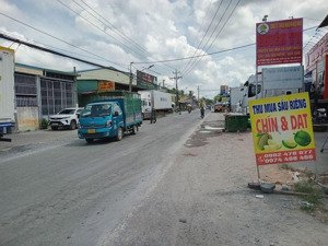 bán đất trống, mặt tiền tl 868, gần chợ cây bã đậu, ngang 7,5 mét, full thổ cư.