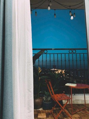 căn hộ 69m2 ban công phòng khách tại hà nội homeland.