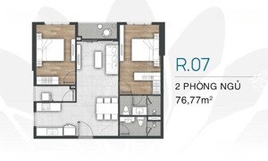 căn hộ vũng tàu pearl view biển bãi sau, ban công đông nam, 2pn, tầng 14 giá chỉ 3.1 tỷ