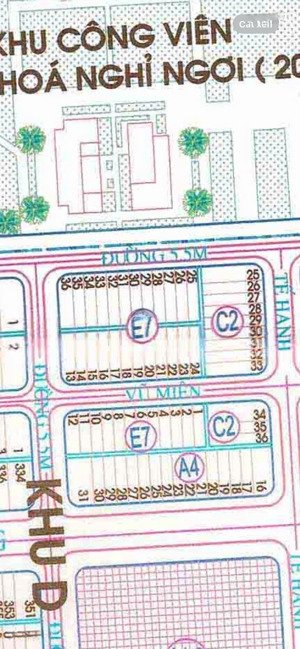 bán đất khu nam cầu cẩm lệ đường huỳnh tịnh của, hướng tây, diện tích 116m2.