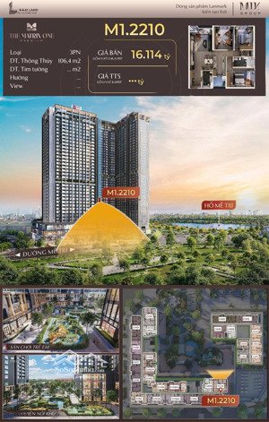 bán căn 3pn góc tại dự án the matrix one premium view sân vận động mỹ đình giá chỉ 13 tỷ/căn