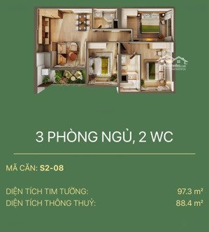 lời ngay 700tr khi mua căn 3 pn tầng 39 ban công đn cực mát tại sky retreat