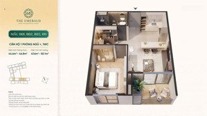 căn hộ emerald 68 giá tốt nhất, tt 10% kí hđmb, chỉ 10% nhận nhà, booking sớm ck 1% và tặng 50tr
