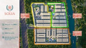 the solia bến lức chính thức nhận giữ chỗ 22tr/m2, mt tl 830, xd ngay