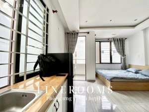 cho thuê cc studio ban công hoàng hoa thám, 5,5 triệu, 28m2, tân bình, hcm
