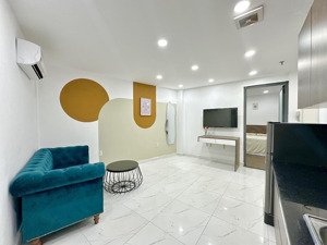 cho thuê căn hộ chung cư 1pn mới 100% rộng 50m2 full nội thất gần khu phan xích long