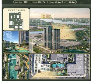 độc quyền 3 ngủ trục 01 tầng hoa hậu, view sông hồng đáng giá nhất lumière prime hills cổ loa.