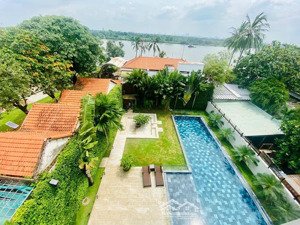 bán biệt thư view sông sài gòn thảo điền: diện tích 700 m2 thổ cư, nhà hiện đại - lh: 